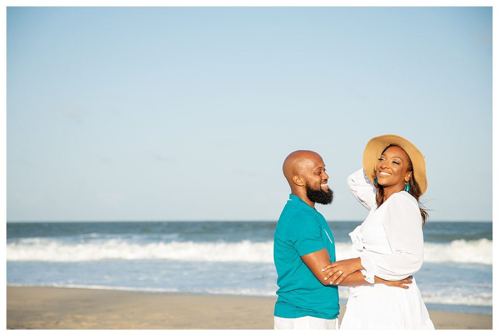 Ocean City, MD beach engagement session inspiration