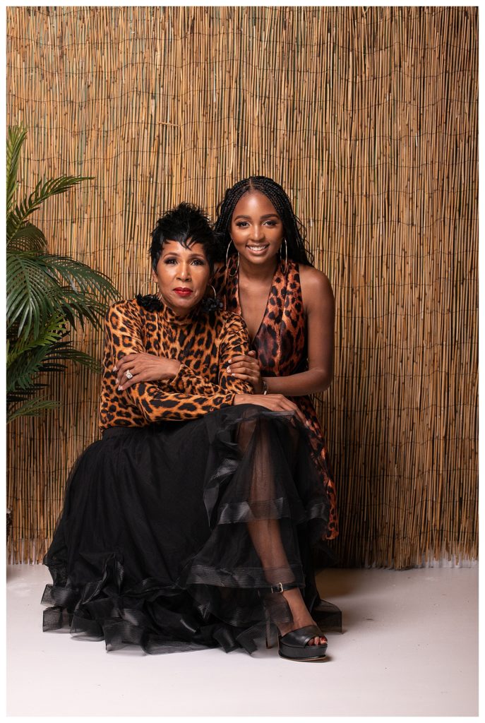 African American mother and daughter photo shoot in Alexandria, VA